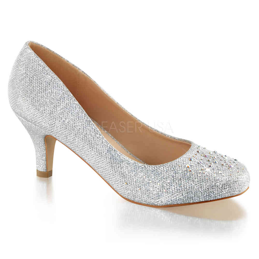 Pleaser - DORIS-06 Pumps - Zilverkleurig